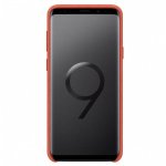 Samsung Alcantara Cover EF-XG965AREGWW - оригинален кейс от алкантара за Samsung Galaxy S9 Plus (червен) 2