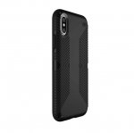 Speck Presidio Grip Case - удароустойчив хибриден кейс за iPhone X, iPhone XS (черен) 1