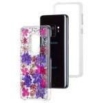 CaseMate Karat Petals Case - дизайнерски кейс с истински цветя и с висока защита за Samsung Galaxy S9 Plus (лилав) 3