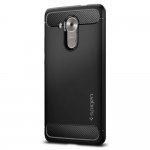 Spigen Rugged Armor Case - термополиуретанов кейс с най-висока степен на защита за Huawei Mate 8 (черен-мат) 1