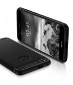 Spigen Rugged Armor Case - термополиуретанов кейс с най-висока степен на защита за Huawei P10 Lite (черен-мат) 1