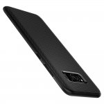 Spigen Liquid Air Case - тънък качествен термополиуретанов кейс за Samsung Galaxy S8 (черен-мат)  2