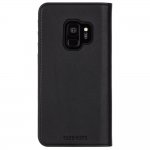 CaseMate Wallet Folio - кожен калъф (естествена кожа), тип портфейл за Samsung Galaxy S9 (черен) 3