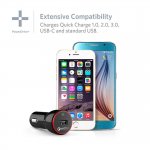 Anker PowerDrive+ Quick Charge 3.0 с PowerIQ - зарядно за кола (3.0 Ампера) с технология за бързо зареждане (черен) 5