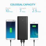 Anker PowerCore+ 26800 mAh Qualcomm Quick Charge 3.0 - преносима външна батерия с 3 USB изхода за зареждане и 2 Micro-USB входа за презареждане (черен) 2