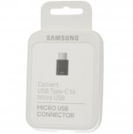 Samsung USB-C to microUSB Adapter EE-GN930 - USB-C адаптер за устройства с USB-C порт (черен) 2