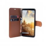 JT Berlin LeatherBook Kreuzberg Case - хоризонтален кожен (естествена кожа) калъф тип портфейл за Samsung Galaxy S9 (кафяв) 4