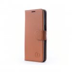 JT Berlin LeatherBook Kreuzberg Case - хоризонтален кожен (естествена кожа) калъф тип портфейл за Samsung Galaxy S9 plus (кафяв) 1