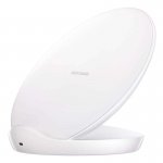Samsung Wireless Fast Charging Stand EP-N5100TW - поставка (пад) с Fast Charge за безжично захранване за Samsung Galaxy S9, S9 Plus и QI съвместими устройства (бял)  2