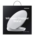 Samsung Wireless Fast Charging Stand EP-N5100TW - поставка (пад) с Fast Charge за безжично захранване за Samsung Galaxy S9, S9 Plus и QI съвместими устройства (бял)  7
