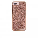 CaseMate Brilliance Case - кейс с висока защита и кристали за iPhone 8 Plus, iPhone 7 Plus, iPhone 6S Plus, iPhone 6 Plus (розово злато) 2
