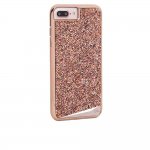 CaseMate Brilliance Case - кейс с висока защита и кристали за iPhone 8 Plus, iPhone 7 Plus, iPhone 6S Plus, iPhone 6 Plus (розово злато) 1