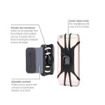 4smarts Universal Sports Wristband ATHLETE - неопренов спортен калъф за ръка за iPhone и смартфони до 6 инча (сив) 5