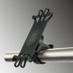 4smarts Universal Sports Wristband ATHLETE with Bike Holder - неопренов спортен калъф за ръка и поставка за колело за iPhone и смартфони до 6 инча (черен) 1