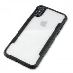 4smarts Clip-On Cover Trendline Premium KNOX - хибриден удароустойчив кейс за iPhone XS, iPhone X (черен-прозрачен) 2