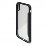 4smarts Clip-On Cover Trendline Premium KNOX - хибриден удароустойчив кейс за iPhone XS, iPhone X (черен-прозрачен) 1