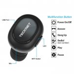 TeckNet G950 Bluetooth 4.1 Earphone - безжична блутут слушалка с микрофон за мобилни устройства (черен) 5