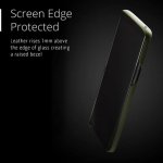 Mujjo Leather Wallet Case - кожен (естествена кожа) кейс с джоб за кредитна карта за Samsung Galaxy S9 (зелен) 3