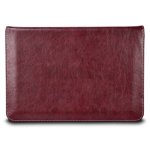 Maroo Woodland Sleeve 11 - кожен калъф за Microsoft Surface 3 и други преносими компютри до 11 инча (бордо-сив) 1