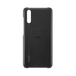Huawei Car Case - оригинален кейс с вградена метална пластина за магнитни поставки за Huawei P20 (черен) 2
