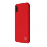 JT Berlin Steglitz Silicone Case - силиконов калъф за iPhone XS, iPhone X (червен) 1