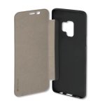 4smarts Kyoto Always-On Book - калъф през който виждате информация от дисплея за Samsung Galaxy S9 (черен) 2