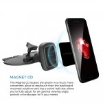 Prodigee Handsfree CD Magnet Mount - универсална магнитна поставка за CD слота на кола за смартфони  1
