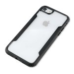 4smarts Clip-On Cover Trendline Premium KNOX - хибриден удароустойчив кейс за iPhone 7, iPhone 8 (черен-прозрачен) 2