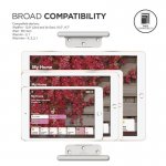 Elago Home Hub Mount - силиконова поставка, прикрепяща се към стената за iPad Pro, iPad Air, iPad и iPad mini (бяла) 4