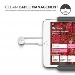 Elago Home Hub Mount - силиконова поставка, прикрепяща се към стената за iPad Pro, iPad Air, iPad и iPad mini (тъмносива) 5