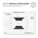 Elago Home Hub Mount - силиконова поставка, прикрепяща се към стената за iPad Pro, iPad Air, iPad и iPad mini (тъмносива) 7