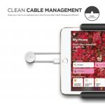 Elago Home Hub Mount - силиконова поставка, прикрепяща се към стената за iPad Pro, iPad Air, iPad и iPad mini (черна) 5