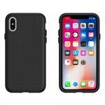 Eiger North Case - хибриден удароустойчив кейс за iPhone XS, iPhone X (черен) 2