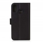 Redneck Prima Folio - кожен калъф, тип портфейл и поставка за Huawei P20 Lite (черен) 1