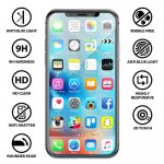 iLuv Anti Blue Light Tempered Glass - калено стъклено защитно покритие със защита за очите за дисплея на iPhone XS, iPhone X (прозрачен) 1