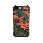 Urban Armor Gear Pathfinder - удароустойчив хибриден кейс за iPhone 8 Plus, iPhone 7 Plus (оранжев-камуфлаж) 1