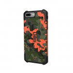 Urban Armor Gear Pathfinder - удароустойчив хибриден кейс за iPhone 8 Plus, iPhone 7 Plus (оранжев-камуфлаж) 2