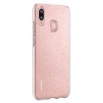 Spigen Liquid Crystal Glitter Case - тънък качествен термополиуретанов кейс за Huawei P20 Lite (прозрачен)  2