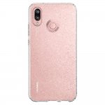 Spigen Liquid Crystal Glitter Case - тънък качествен термополиуретанов кейс за Huawei P20 Lite (прозрачен)  3