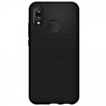 Spigen Liquid Air Case - тънък качествен термополиуретанов кейс за Huawei P20 Lite (черен-мат)  2