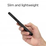 Spigen Liquid Air Case - тънък качествен термополиуретанов кейс за Huawei P20 Lite (черен-мат)  3