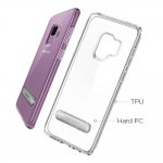 Spigen Ultra Hybrid Case S - хибриден кейс с висока степен на защита и поставка за Samsung Galaxy S9 (прозрачен) 3