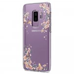 Spigen Liquid Crystal Blossom Nature Case - тънък качествен термополиуретанов кейс за Samsung Galaxy S9 Plus (прозрачен) 2