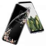 Spigen Liquid Crystal Blossom Nature Case - тънък качествен термополиуретанов кейс за Samsung Galaxy S9 Plus (прозрачен) 3