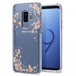 Spigen Liquid Crystal Blossom Nature Case - тънък качествен термополиуретанов кейс за Samsung Galaxy S9 Plus (прозрачен) 1