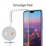 Spigen Liquid Crystal Case - тънък качествен термополиуретанов кейс за Huawei P20 (прозрачен)  1