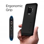 Spigen Tough Armor Case - хибриден кейс с най-висока степен на защита за Samsung Galaxy S9 (черен) 2