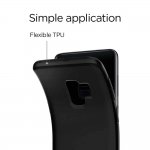 Spigen Liquid Crystal Case - тънък качествен термополиуретанов кейс за Samsung Galaxy S9 (черен-мат)  4