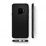 Spigen Liquid Crystal Case - тънък качествен термополиуретанов кейс за Samsung Galaxy S9 (черен-мат)  2