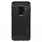 Spigen Rugged Armor - термополиуретанов кейс с висока степен на защита за Samsung Galaxy S9 Plus (черен) 1